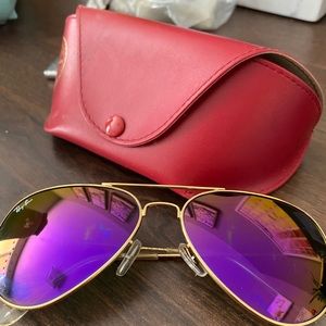 Ray-Ban Purple Aviators
